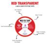 Red Transparent Tape 5 Meters