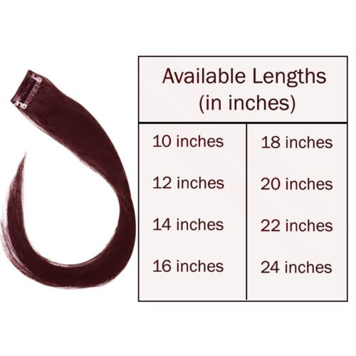 Single Clip-in Extension Brown
