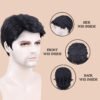 Men Wig Natural Brown