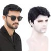 Men Wig Natural Black