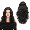 Classic Black Long Wavy Synthetic Hair Wig