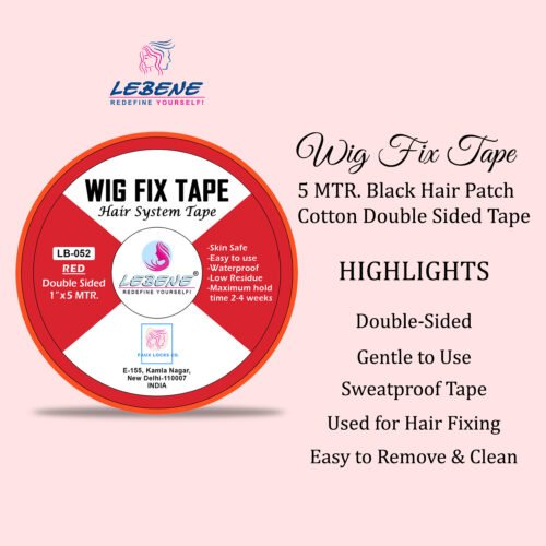 Red Transparent Tape 5 Meters