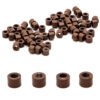 Brown Micro Rings Beads For I tip Hair Extensions (1,000 Pcs)