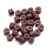 Brown Micro Rings Beads For I tip Hair Extensions (1,000 Pcs)