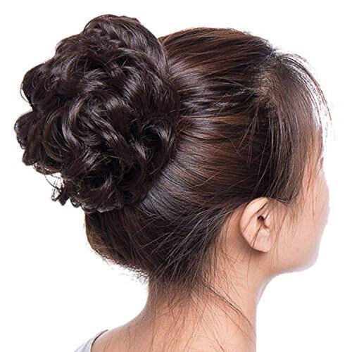 Ruffle Bun Brown
