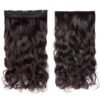 5 Clip-in Hair Extension Brown (Wavy)