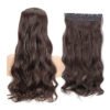 5 Clip-in Hair Extension Brown (Wavy)