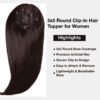 5 Clip Hair Topper (Brown)