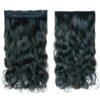 5 Clip-in Hair Extension Black (Wavy)