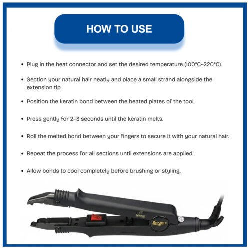 Hair Extension Iron New