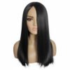 3 Clip Hair Topper Black