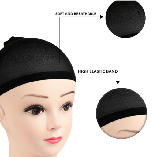 wc3 Wig Cap Black