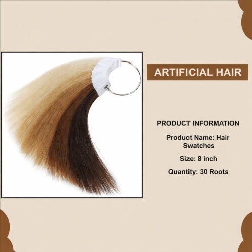 Color Rings 100% Human Hair Swatches