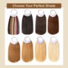 Color Rings 100% Human Hair Swatches
